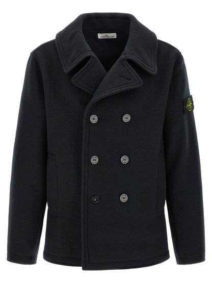 Blue Cotton Coat