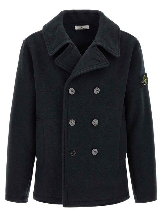 Blue Cotton Coat