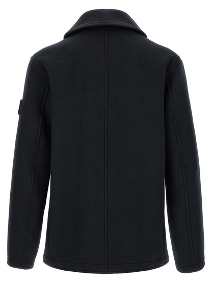 Blue Cotton Coat