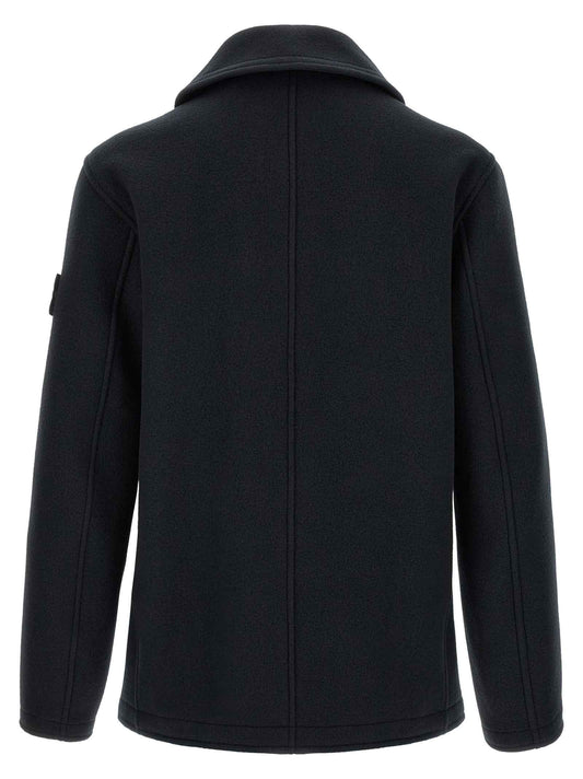 Blue Cotton Coat