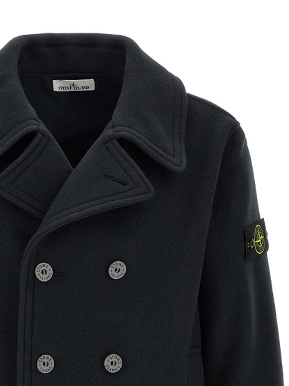 Blue Cotton Coat