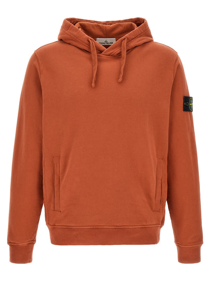 Orange Cotton Sweatshirt