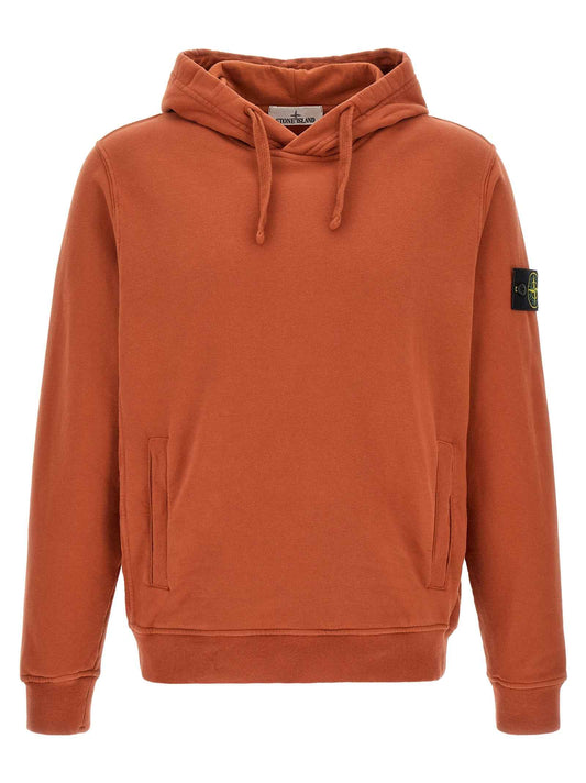 Orange Cotton Sweatshirt