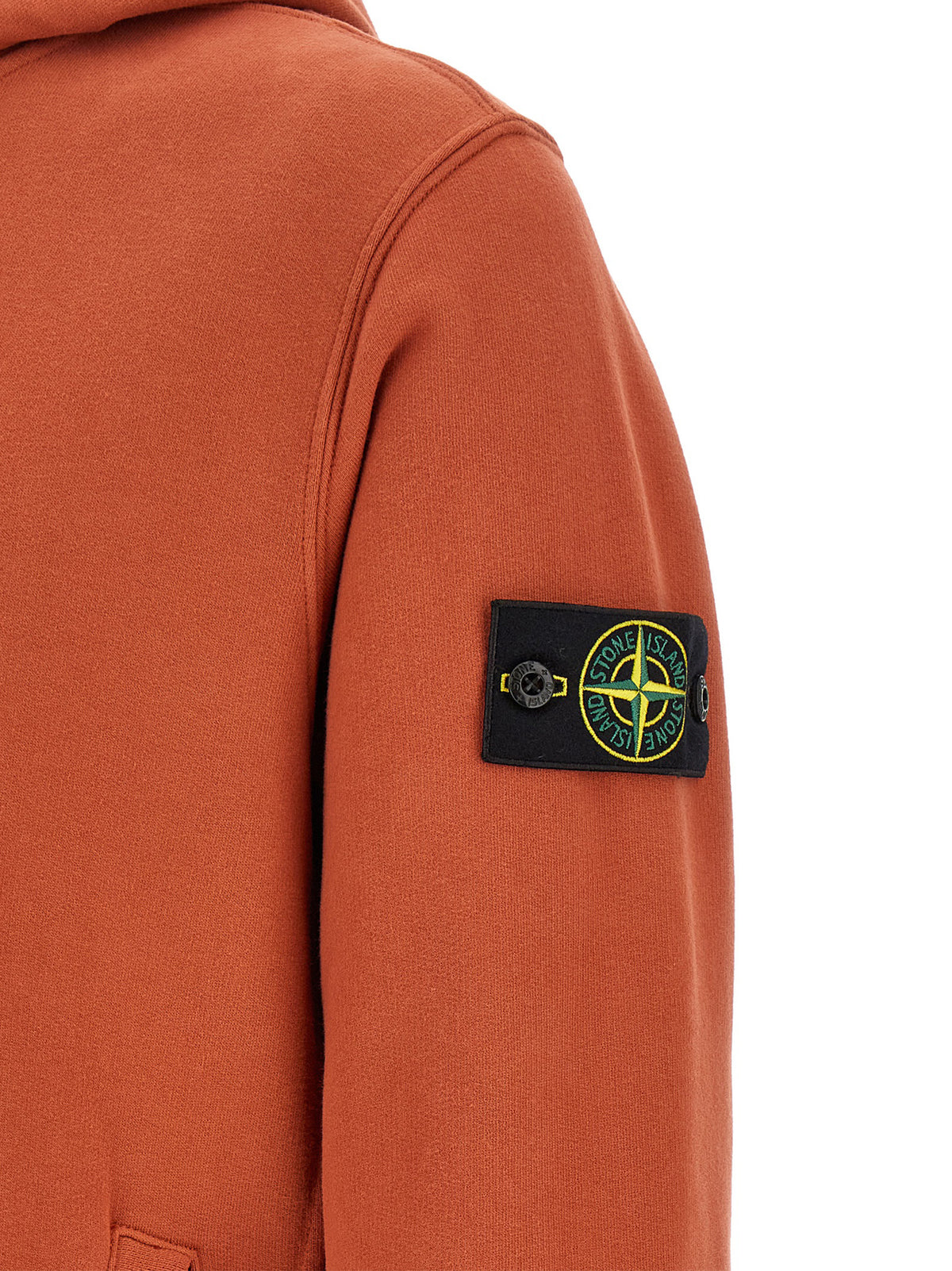 Orange Cotton Sweatshirt