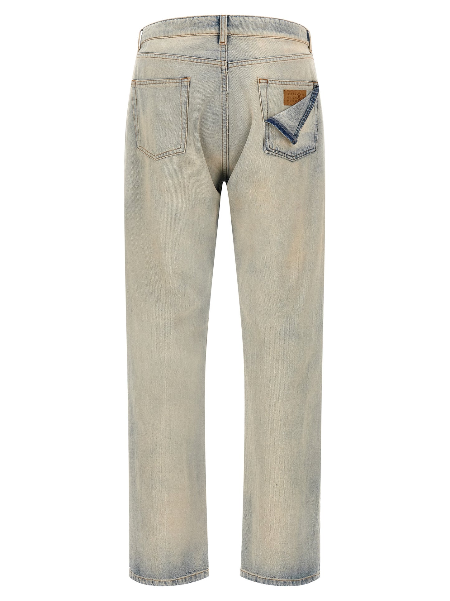 Blue Cotton Relaxed Fit Jeans