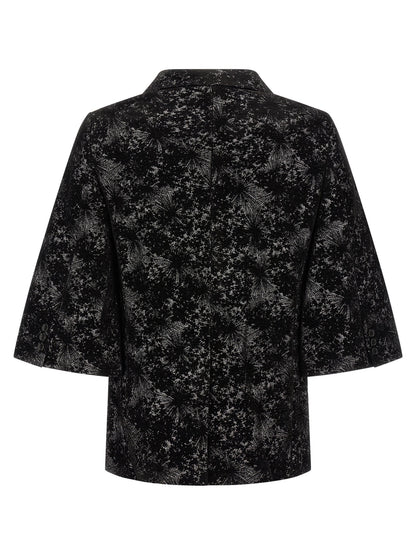 Black Polyester Blazer