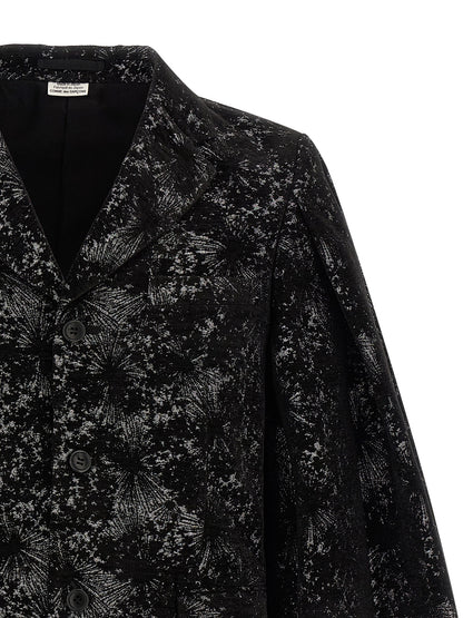 Black Polyester Blazer
