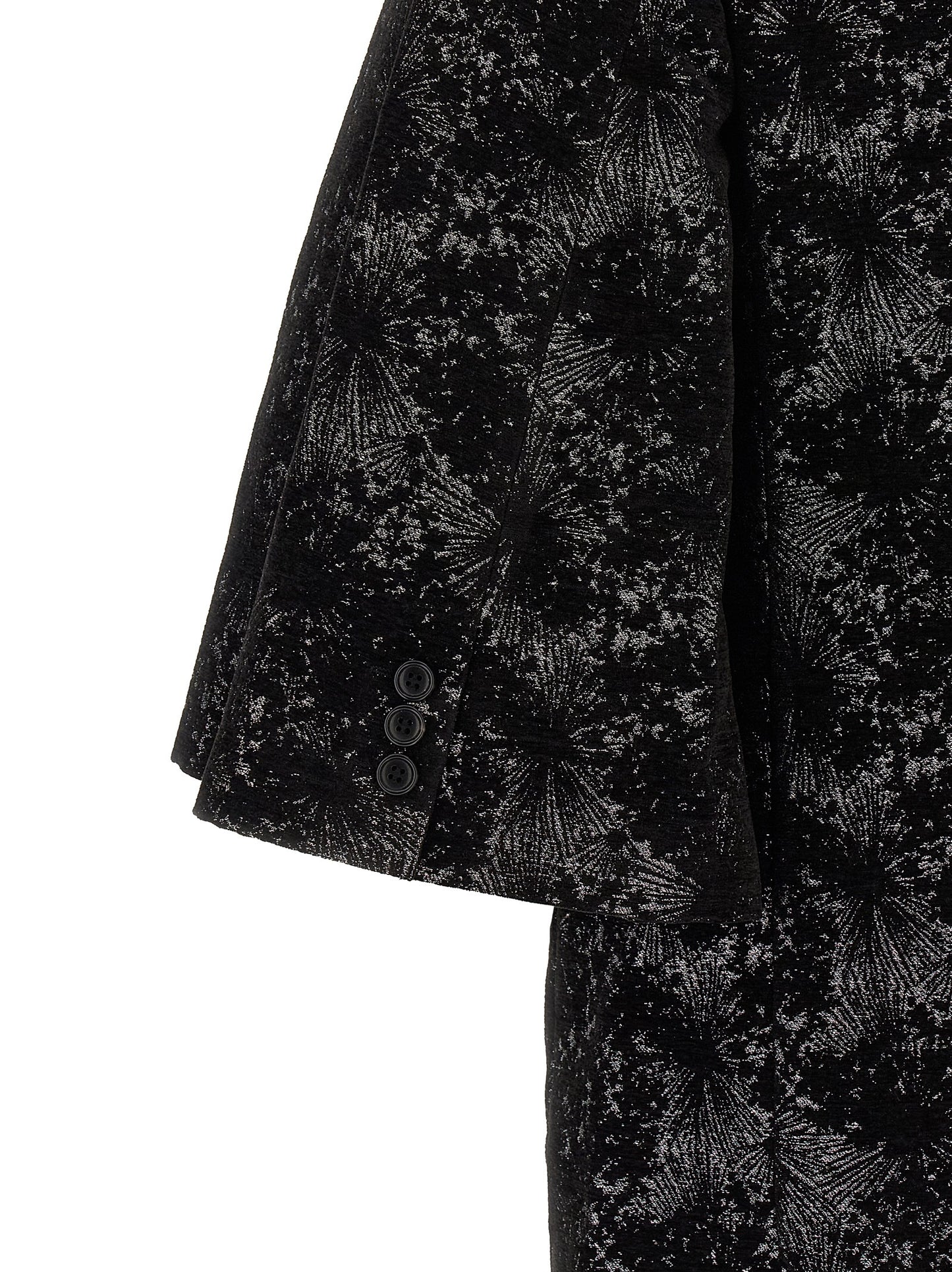 Black Polyester Blazer