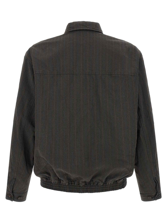 Brown Polyester Bomber