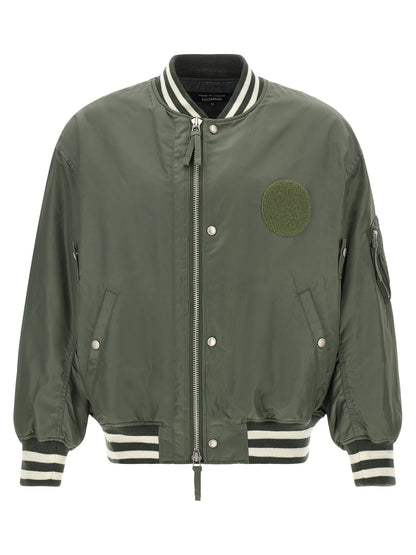Bicolor Nylon Bomber