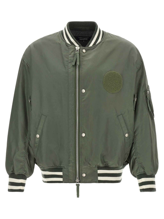 Bicolor Nylon Bomber
