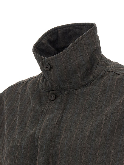 Brown Polyester Bomber