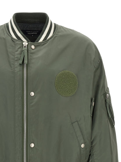 Bicolor Nylon Bomber