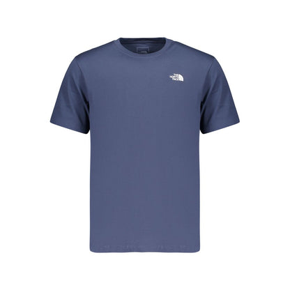 Blue Cotton Men's T-Shirt