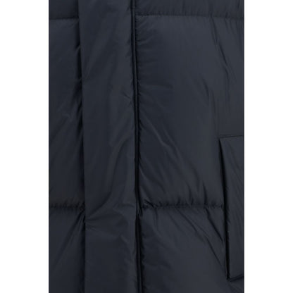 Black Goose Down Full-Length Jacket