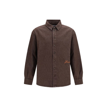 Brown Denim Shirt