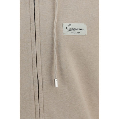 Beige Cotton Sweatshirt
