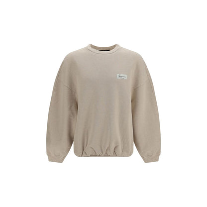 Beige Cotton Sweatshirt