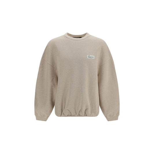 Beige Cotton Sweatshirt
