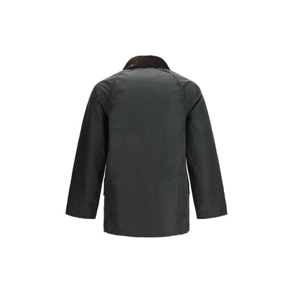 Gray Cotton Shell Jacket