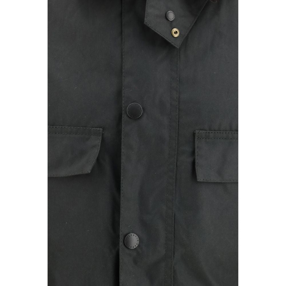 Gray Cotton Shell Jacket