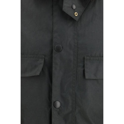 Gray Cotton Shell Jacket
