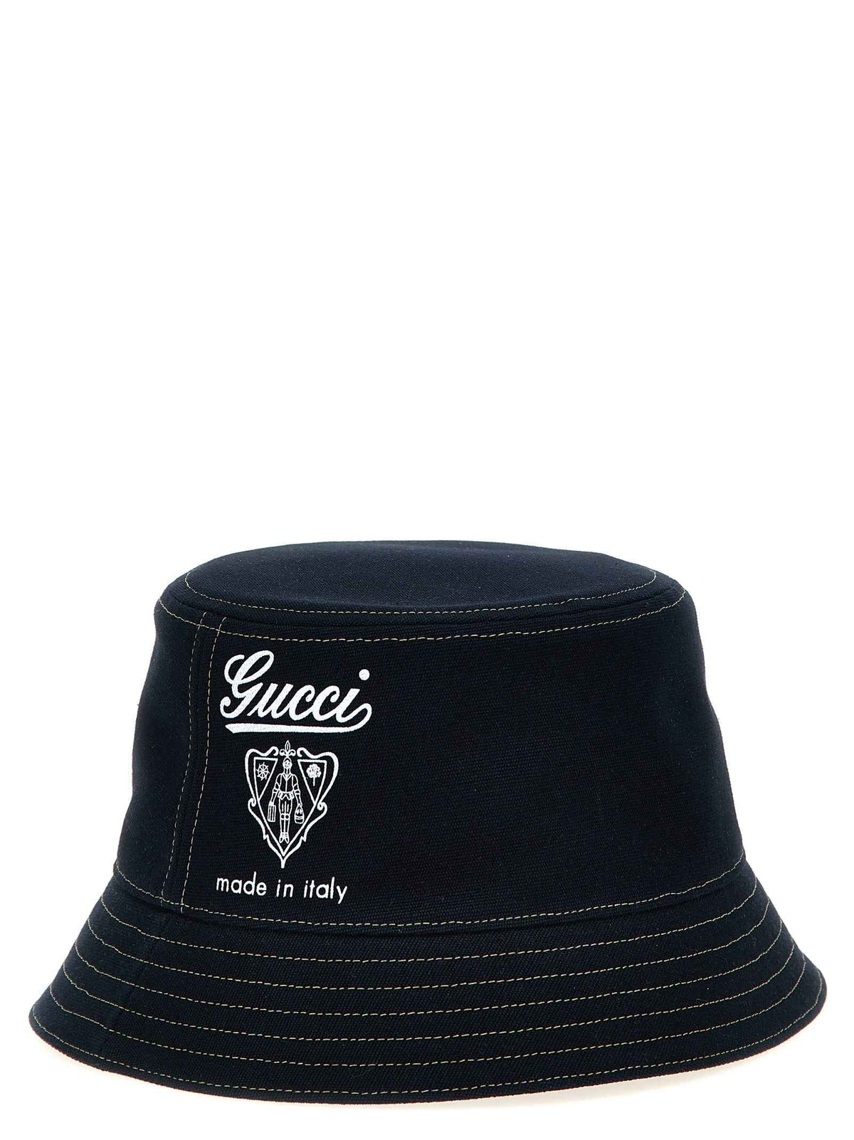 Blue Cotton Bucket Hat