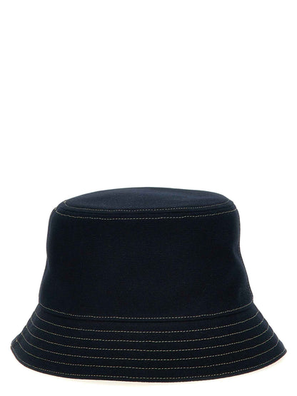 Blue Cotton Bucket Hat