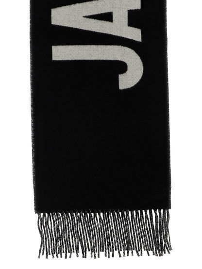 Black Wool Foulard