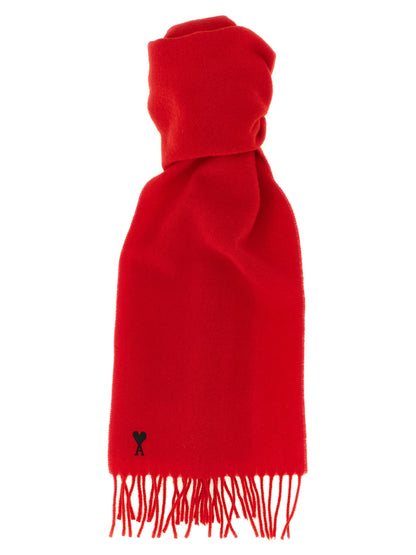 Red Wool Scarf