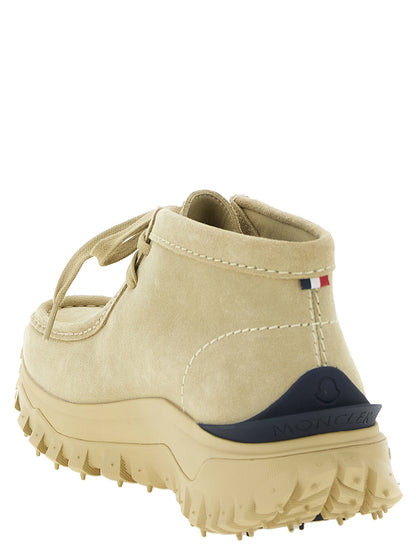 Beige Leather Ankle Boots