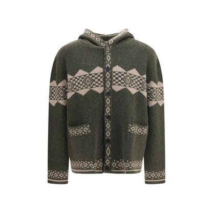 Bicolor Cashmere Cardigan