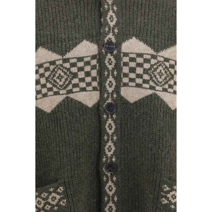 Bicolor Cashmere Cardigan