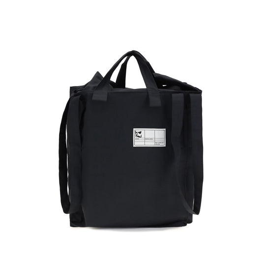 Black Polyester Shoulder Bag