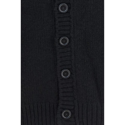 Black Wool Oves Aries Cardigan