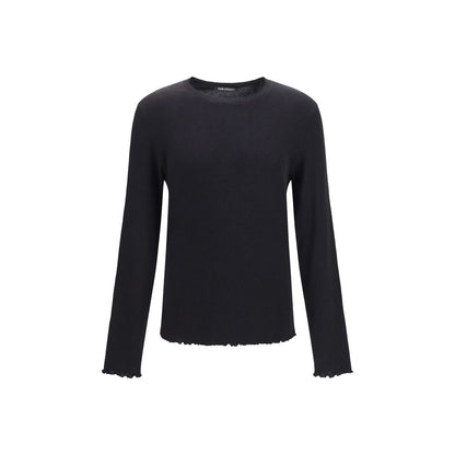 Black Cotton Sweatshirt
