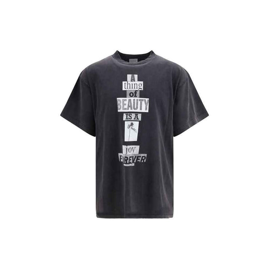 Gray Cotton T-Shirt