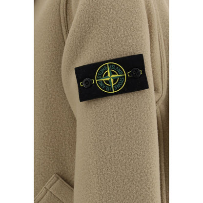 Beige Wool Oves Aries Full-Length Jacket