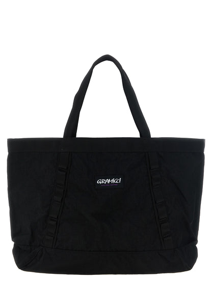 Black Nylon Tote Bag