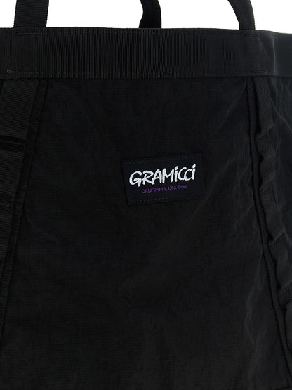 Black Nylon Tote Bag