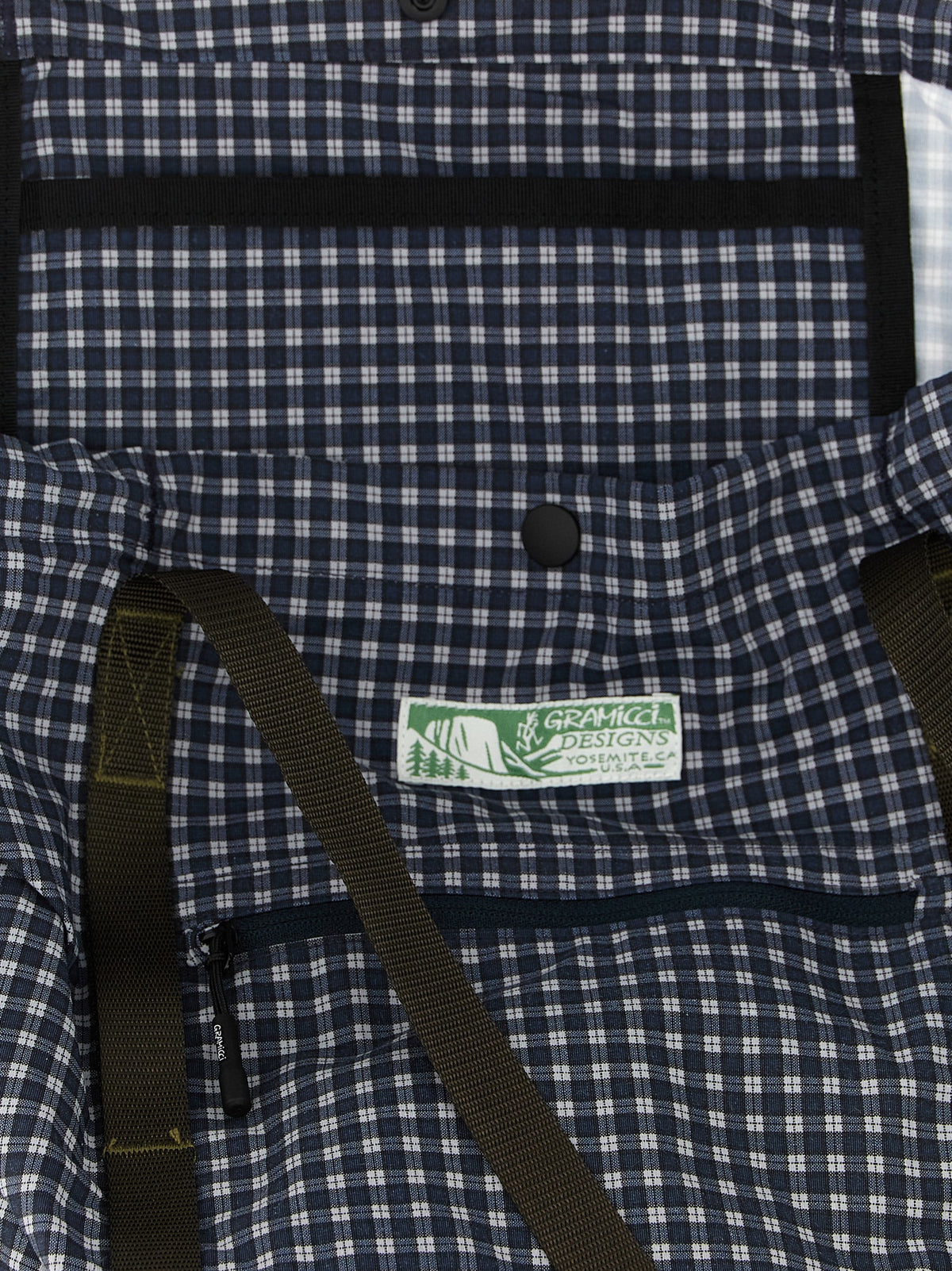 Blue Nylon Tote Bag