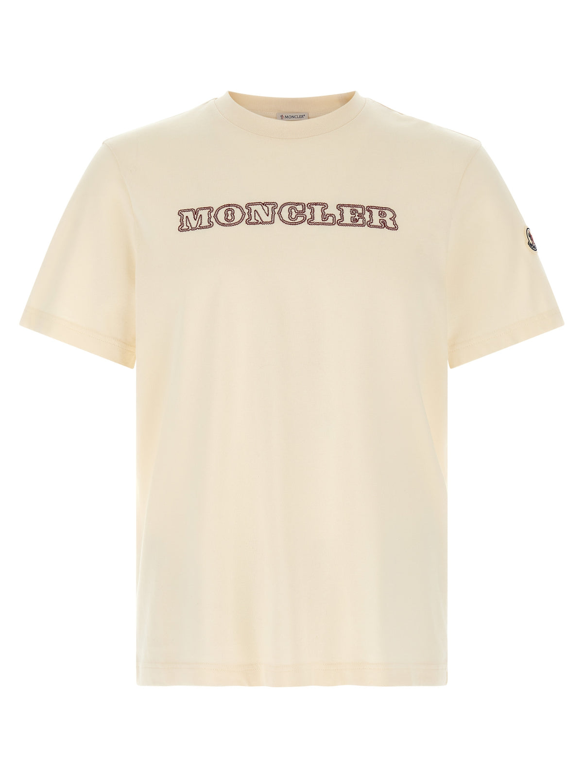 White Cotton T-Shirt Moncler