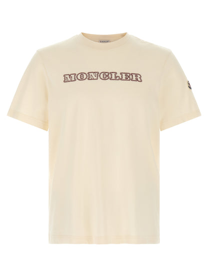 White Cotton T-Shirt Moncler