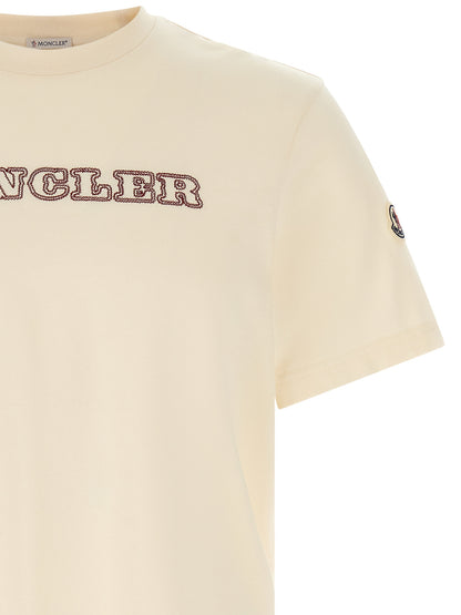 White Cotton T-Shirt Moncler
