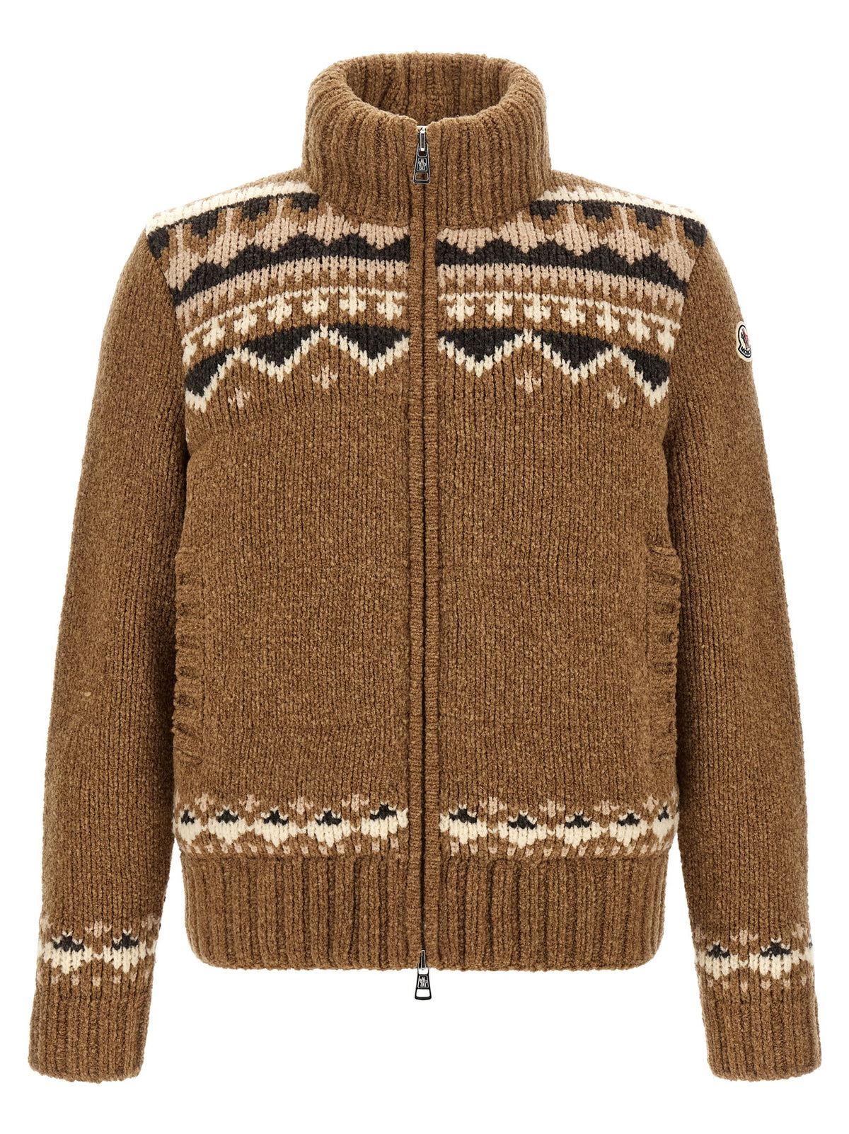 Brown Virgin Wool Cardigan