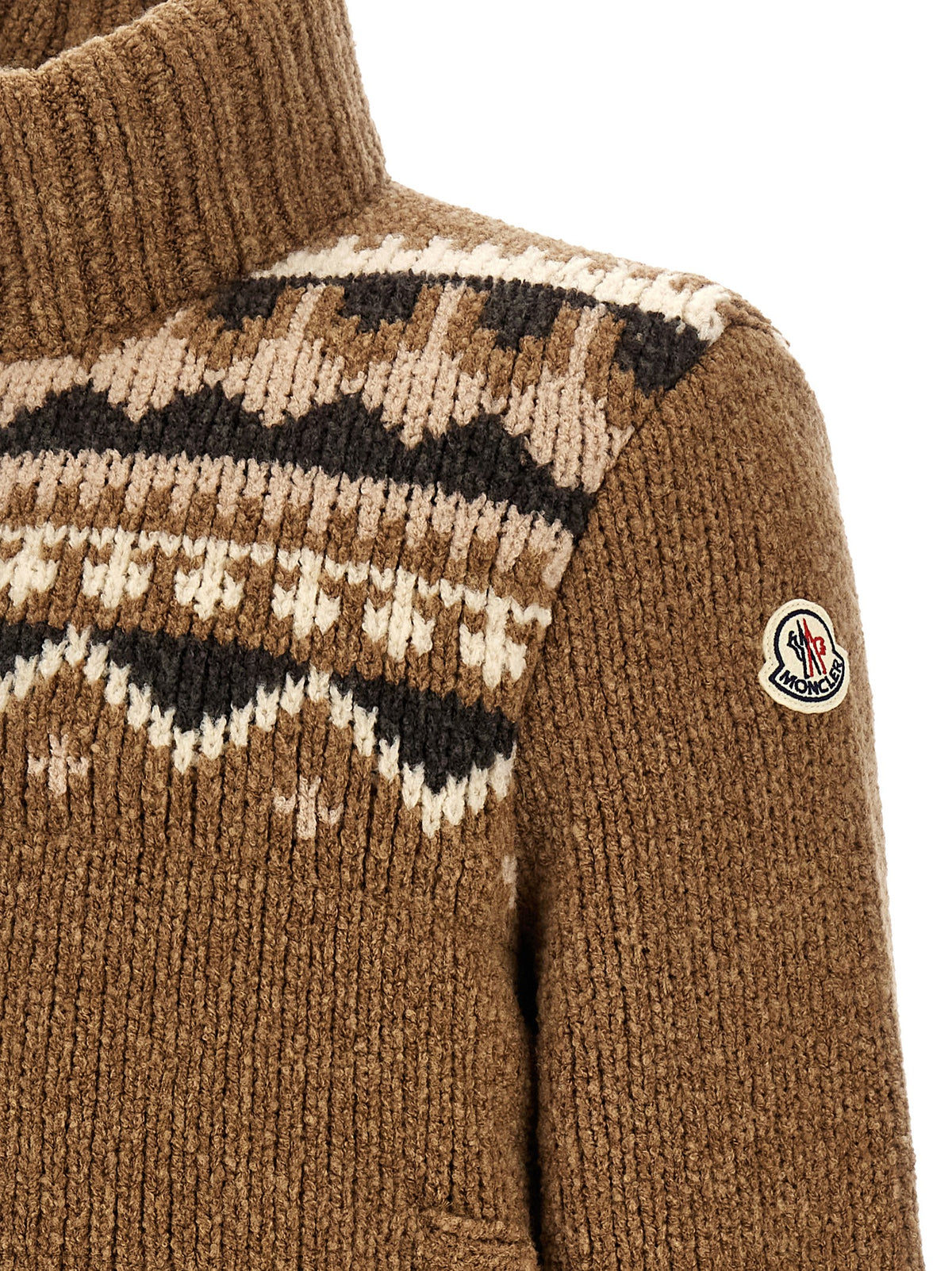 Brown Virgin Wool Cardigan