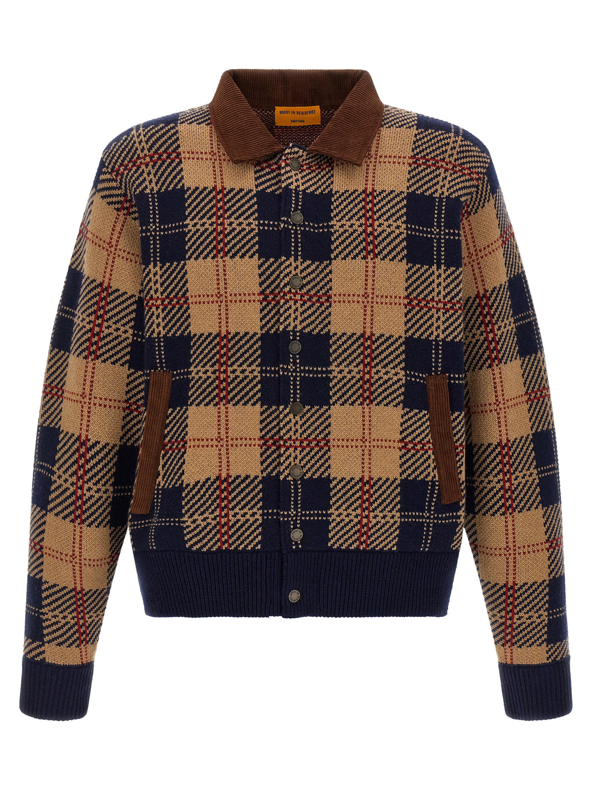 Multicolor Wool Bomber