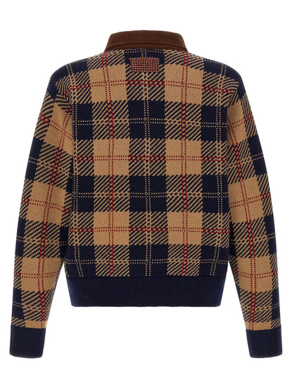 Multicolor Wool Bomber