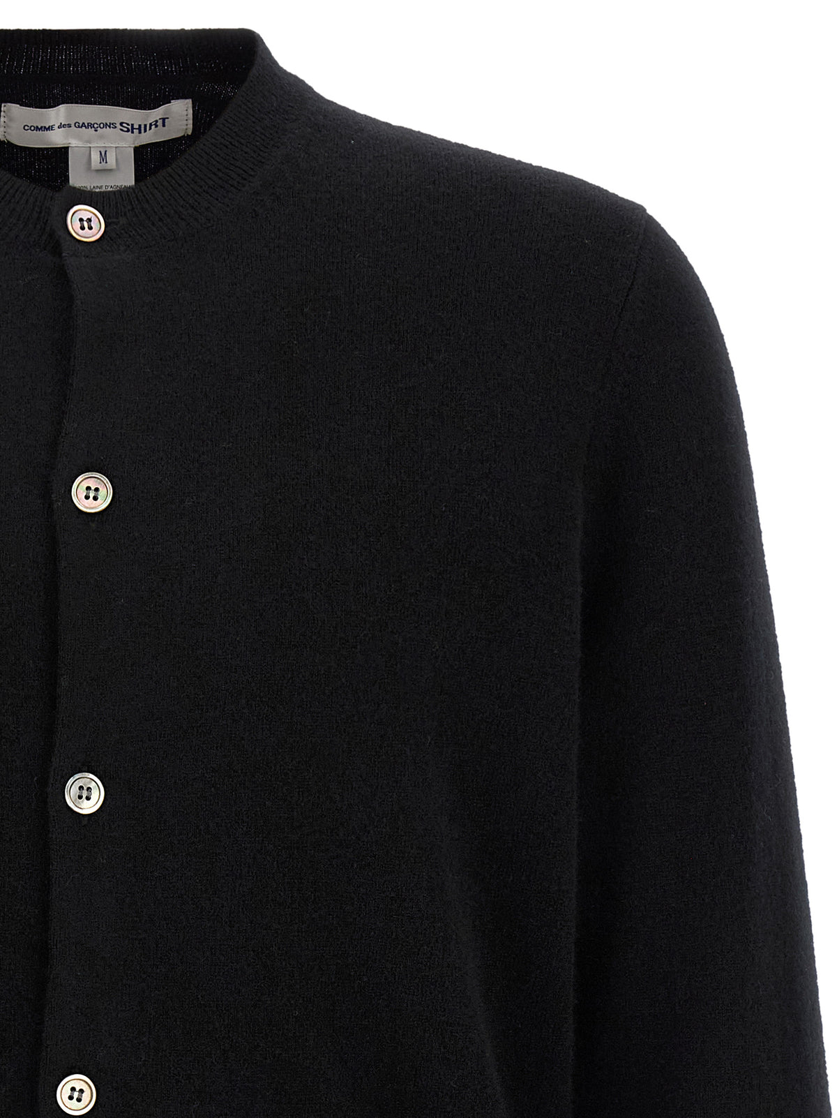 Black Wool Cardigan
