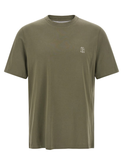Bicolor Cotton T-Shirt